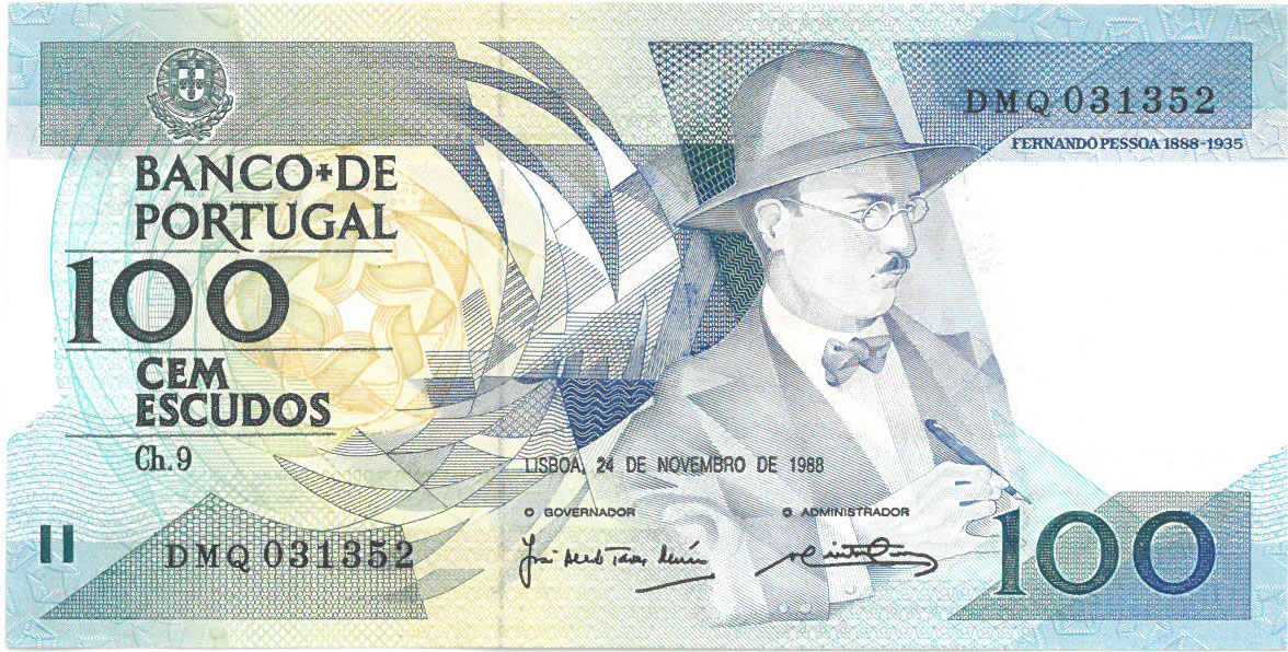 Banco De Portugal 100 CEM ESCUDOS 1988